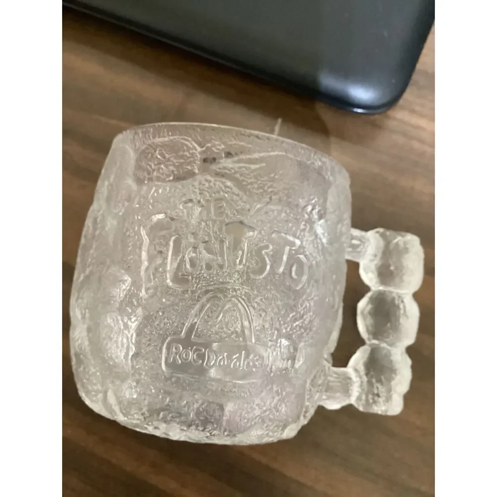 McDonald’s The Flintstones Glass Mugs Vintage Sets